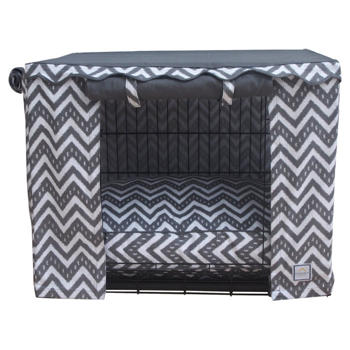 Dog Crate Covers bowhausnyc fair isle dog crate cover & reviews | wayfair Dog Crate Covers bowhausnyc fair isle dog crate cover & reviews | wayfair