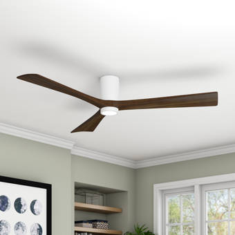 Latitude Run 52 Cedarton 5 Blade Led Standard Ceiling Fan With