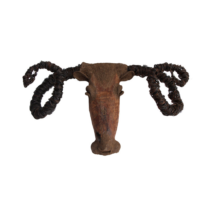 Bloomsbury Market Hand Made Ram Head Wall Decor Wayfair