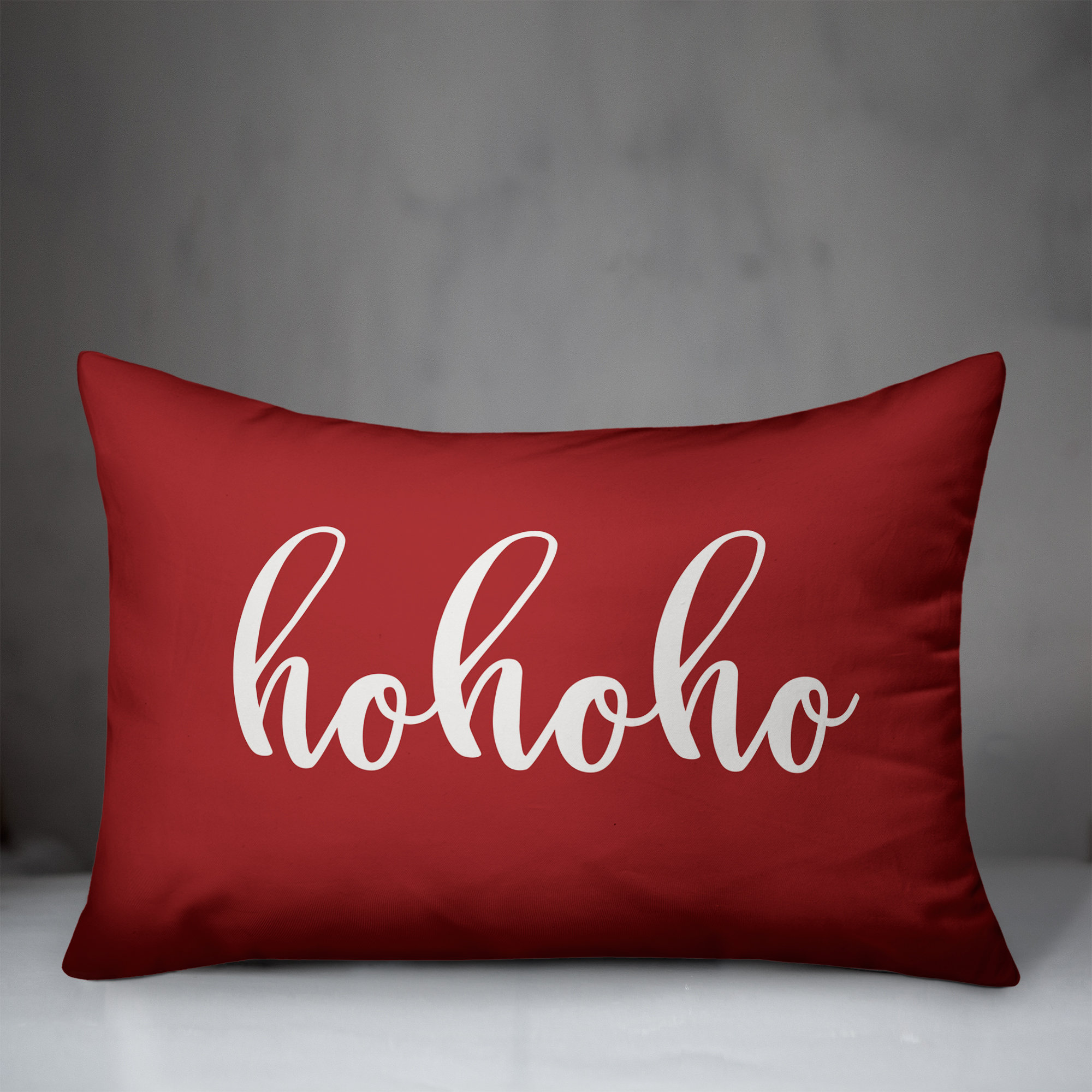 The Holiday Aisle Karyn Hohoho Lumbar Pillow Reviews Wayfair