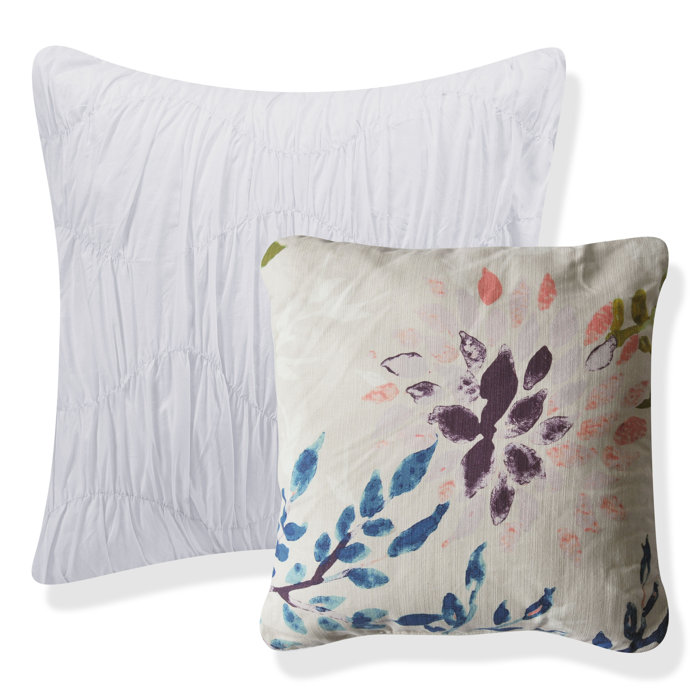 Winston Porter Dahlia Lane 7pc Comforter Set Multi Colour Floral