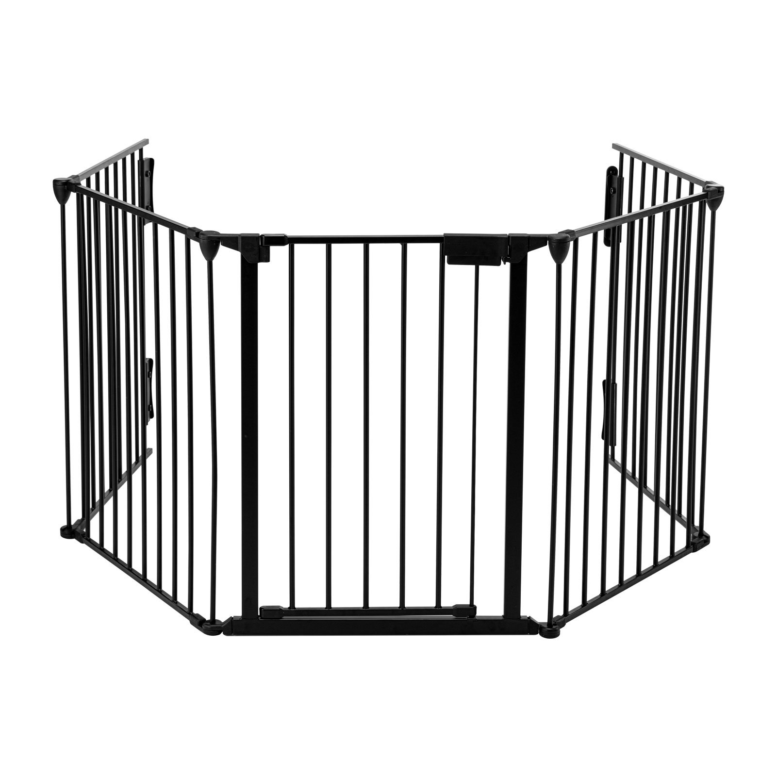 Tucker Murphy Pet™ 118In Dog Playpen 5 Panels Puppy Playpen Indoor Foldable Metal Dog Fences for
