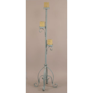 3 Tier Candle Holder Wayfair Iron Plain Pedestal Candle Stand