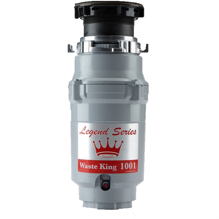 Waste King 2600 1/2 Hp Removable Splash Guard Corrosion Resist 2600 Rpm 5 Yr