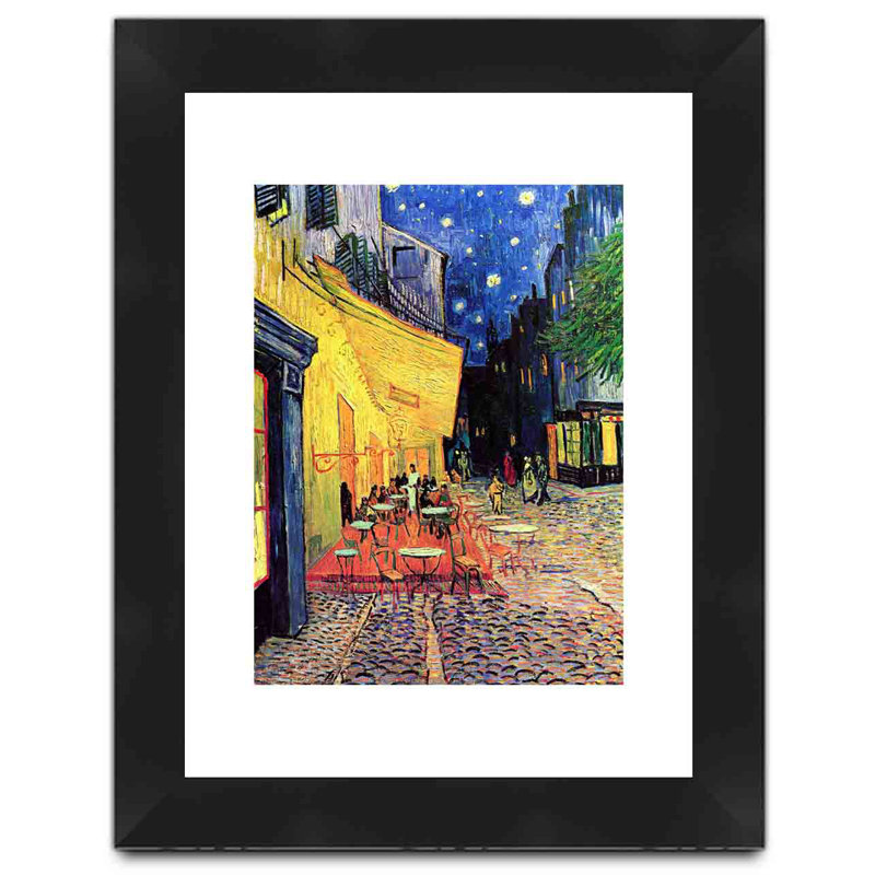 Frames By Mail Cafe Terrace At Night By Vincent Van Gogh Framed