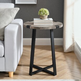 Wayfair | Cross Leg Base End & Side Tables You'll Love in 2022