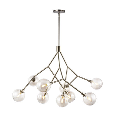 Sycamore 9 Light Sputnik Chandelier Tech Lighting Light Sputnik Chandelier Tech Lighting