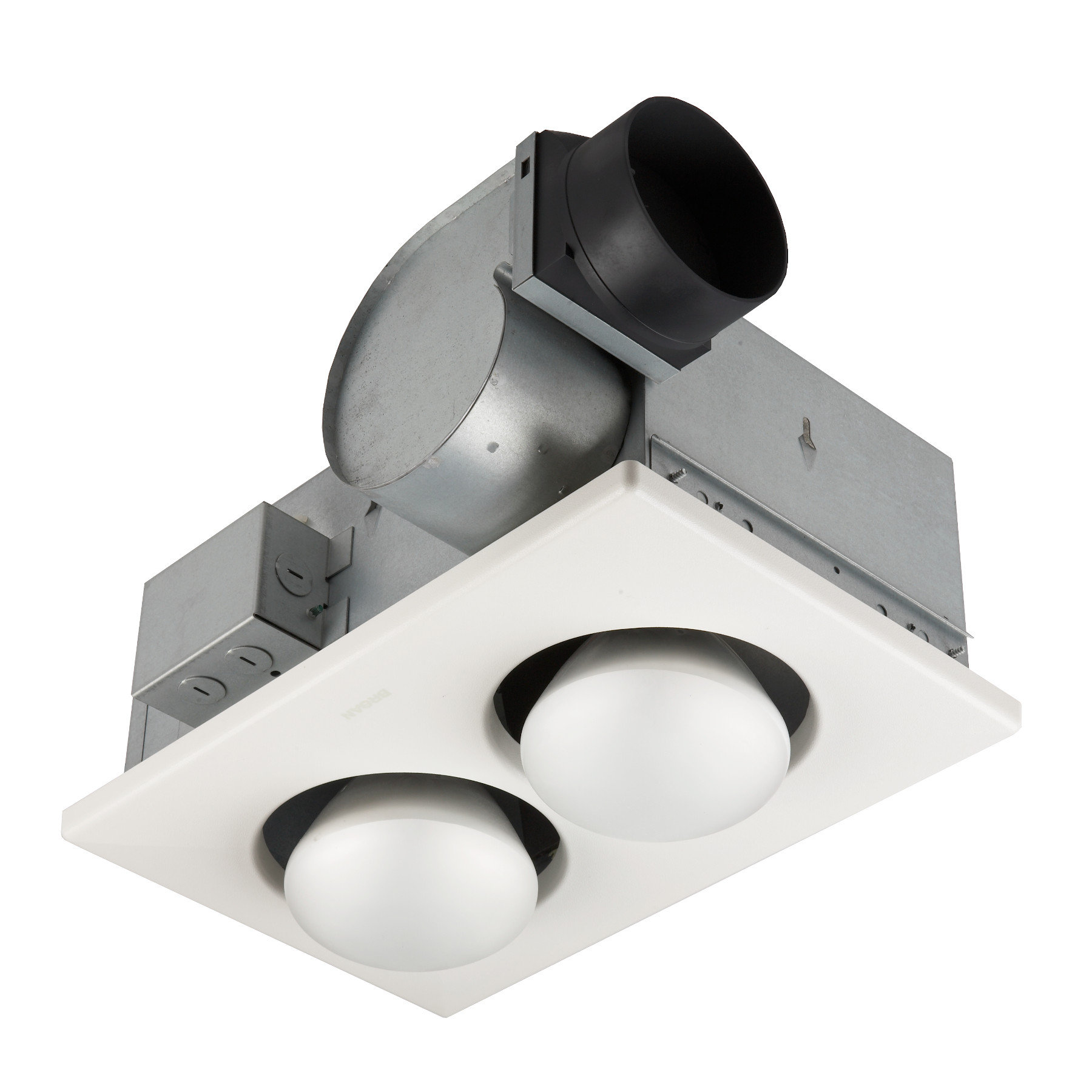 Broan 70 Cfm Bathroom Fan With Light And Heater Reviews Wayfair Broan 70 Cfm Bathroom Fan With Light