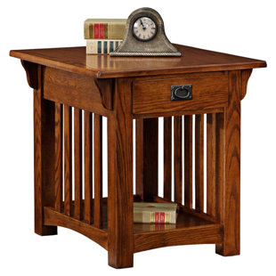 Brockton End Table With Storage by Loon Peak Great Reviews
