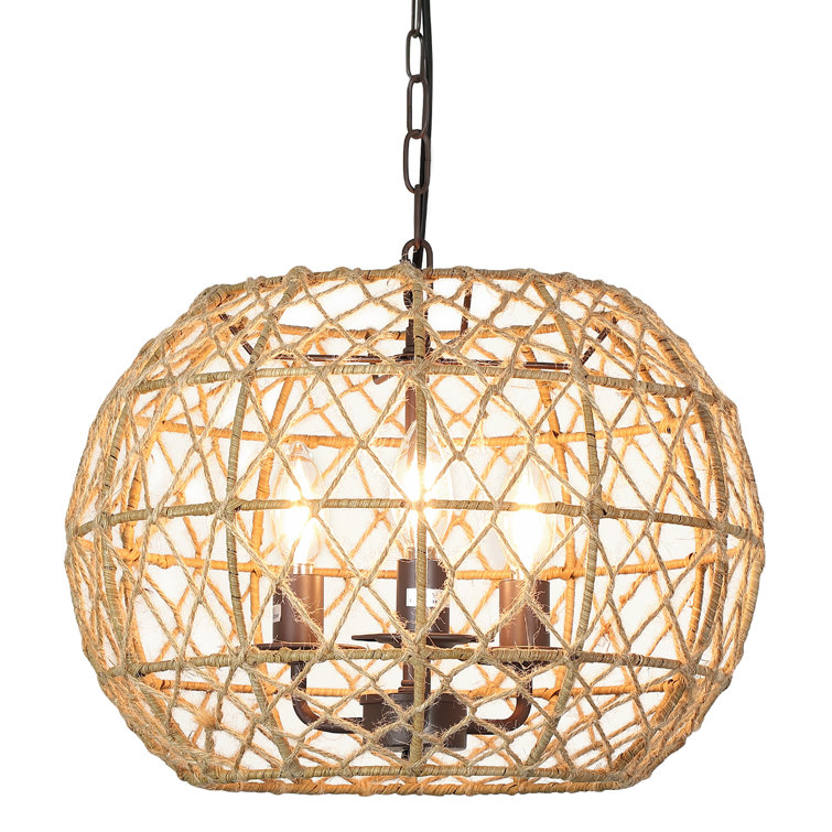 Bayou Breeze Elma 3 - Light Globe Pendant | Wayfair