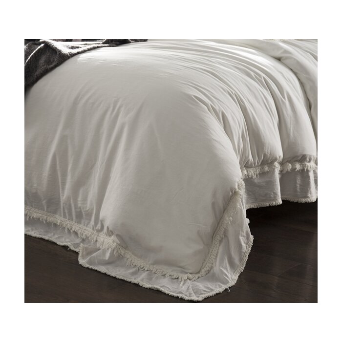 One Allium Way Adelbert Percale Stone Wash Duvet Cover Reviews