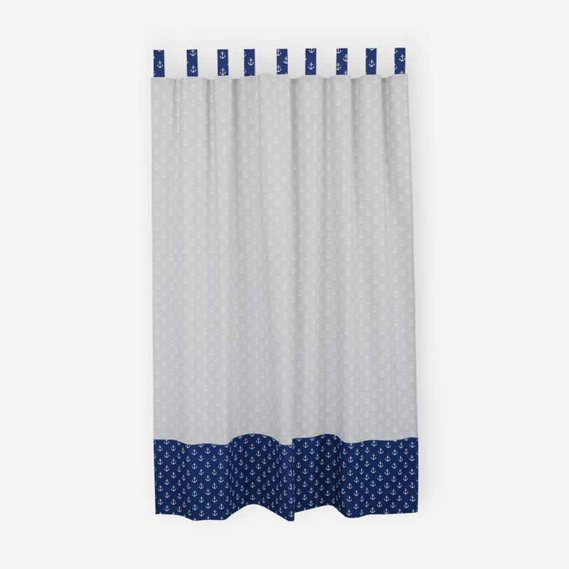 Kraftkids Weisse Anker Tab Top Room Darkening Curtains Wayfair Co Uk