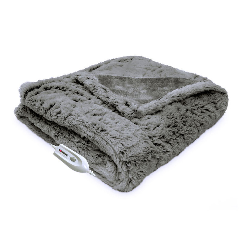 Serta Faux Fur Reversible Electric Heated Throw Reviews Wayfair Unique Electric Heated Throw Rug Snuggle Blanket Serta Faux Fur Reversible Electric Heated Throw Reviews Wayfair Unique Electric Heated Throw Rug Snuggle Blanket