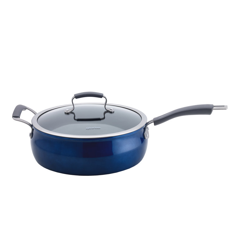 Epicurious 6 qt. Aluminum Saute Pan with Lid & Reviews Wayfair