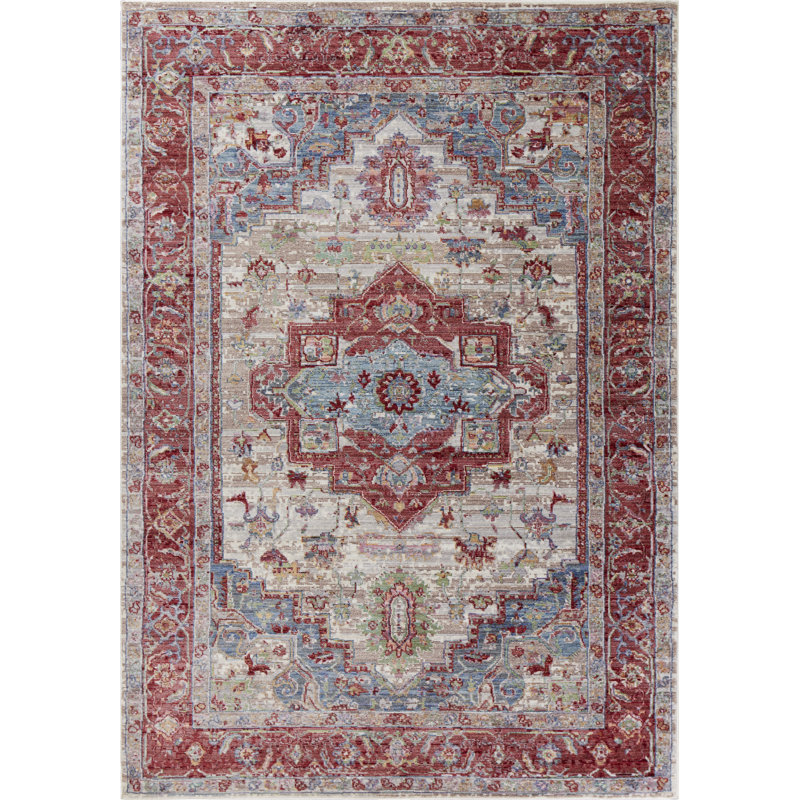 Charlton Home Steinke Red Gray Area Rug Wayfair Charlton Home Steinke Red Gray Area Rug
