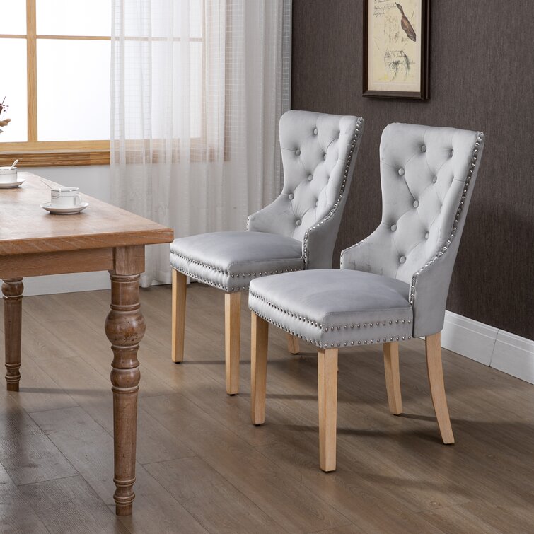 parsons chairs with oak legs