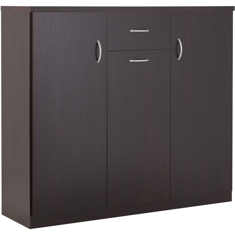 Wood 30 Pair Shoe Storage Cabinet Reviews Allmodern