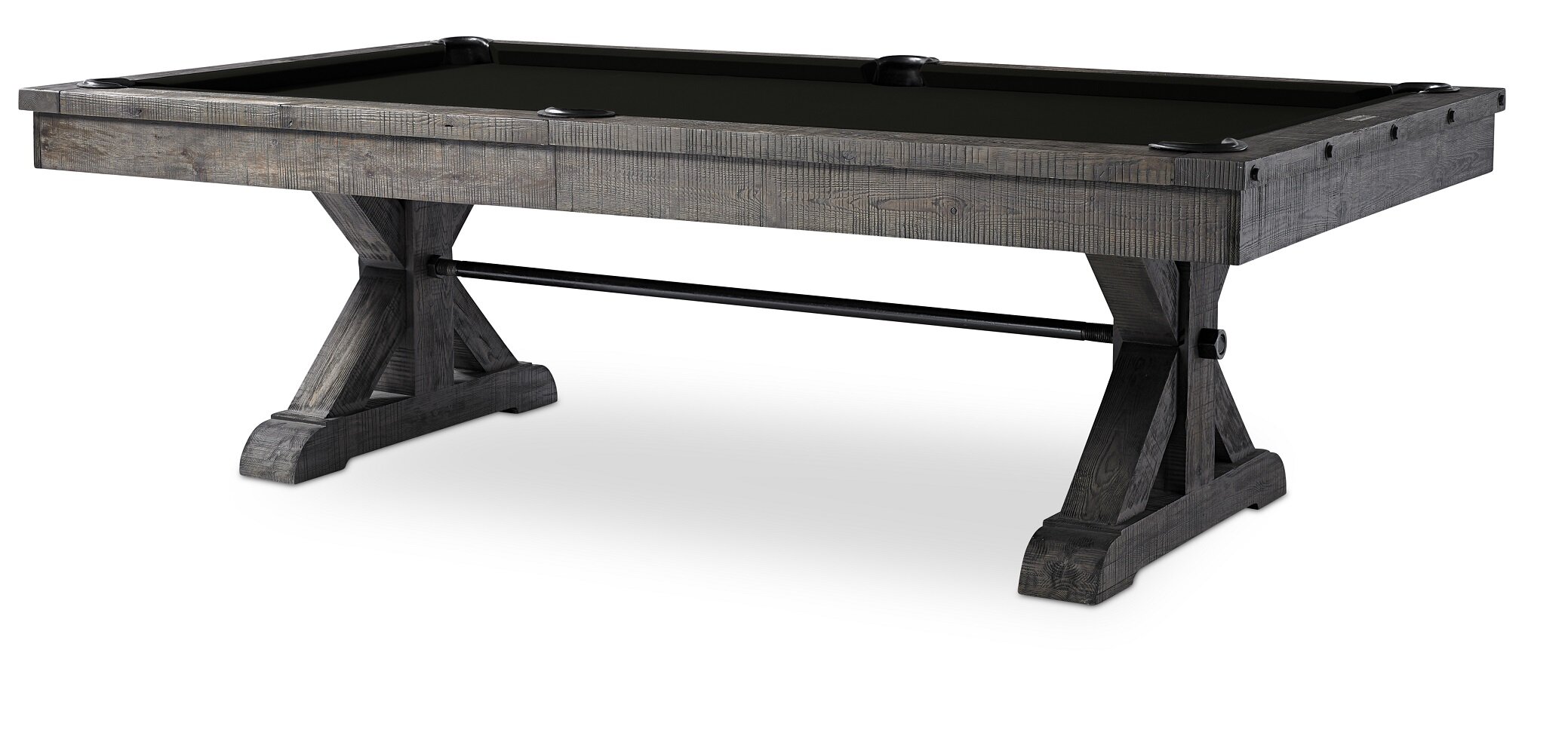 Plank Hide Otis Slate Pool Table With Professional Installation