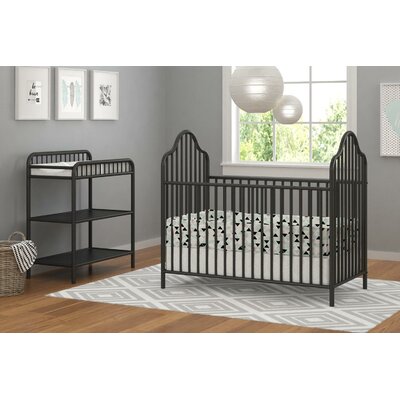 Rowan Valley Lanley 2 Piece Crib Set Little Seeds Color Black