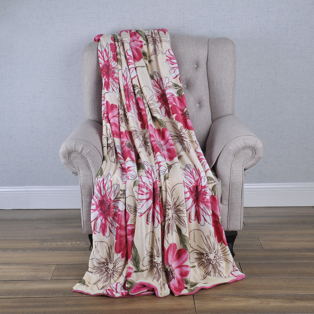 House Of Hampton Migel Fleece Throw Wayfair