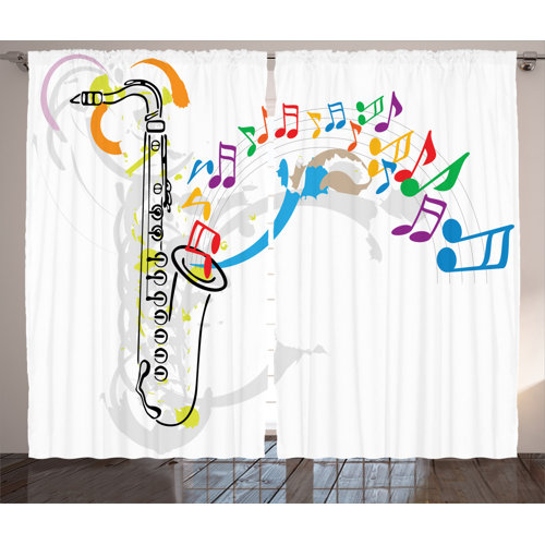 Jazz Pinch Pleat Blackout Thermal Curtains East Urban Home Dimensions per curtain: 260cm H x 140cm W