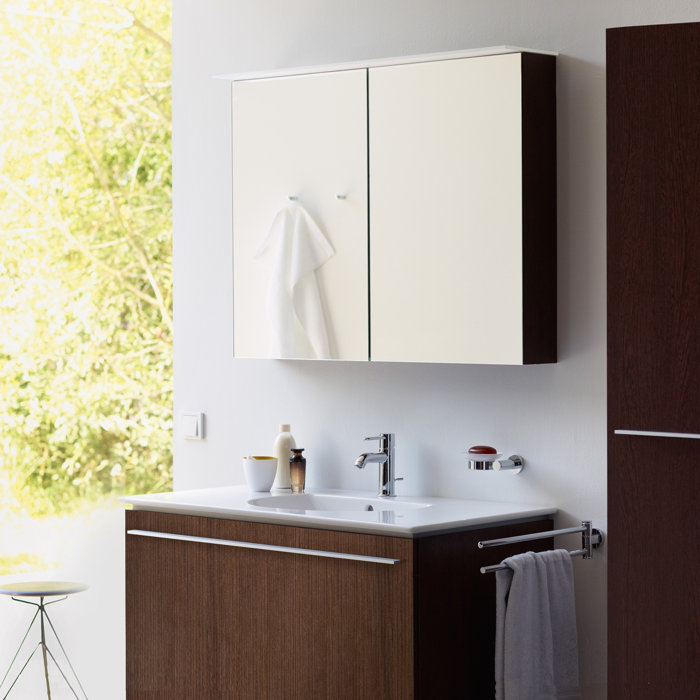 Duravit 31.5" x 29.88" Surface Mount Medicine Cabinet with ...