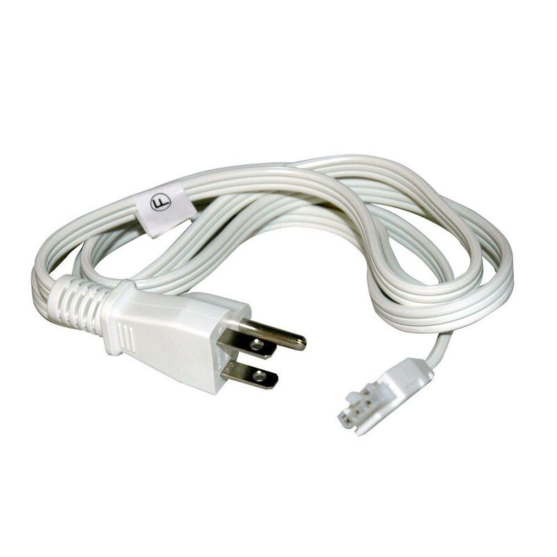Lithonia Lighting White 5 Foot Powercord For Undercabinet Led