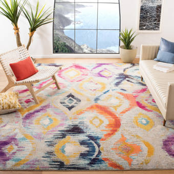 Bungalow Rose Fleming Multicolor Area Rug Reviews Wayfair