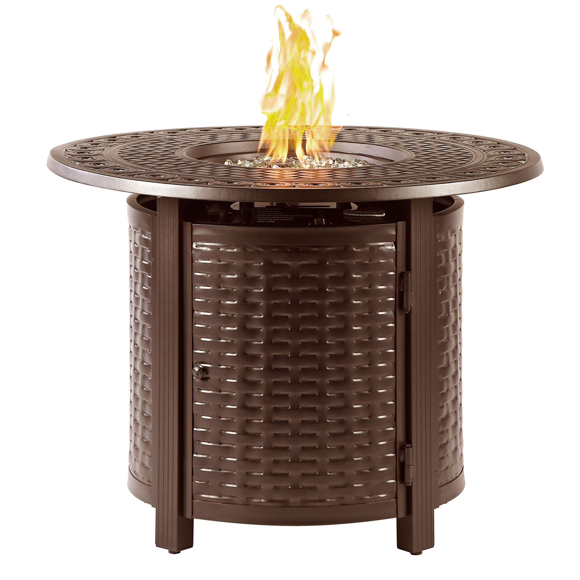 slattery aluminum propane fire pit