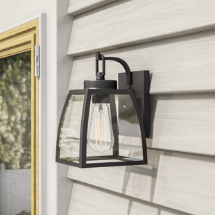 Best Silver Gulch 1-Light Outdoor Wall Lantern By Red Barrel Studio Outdoor Lighting Silver Gulch 1-Light Outdoor Wall Lantern By Red Barrel Studio Outdoor Lighting