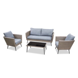 oak park 4pc patio conversation set