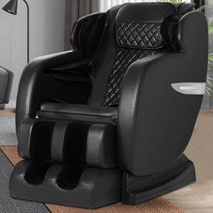 faux leather glider chair