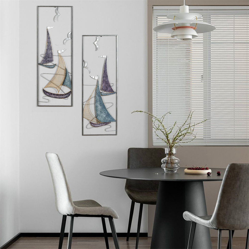 Breakwater Bay 2 Piece Ship Wall Décor Set Wayfair