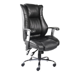 aracele ergonomic executive leather office chair latitude run