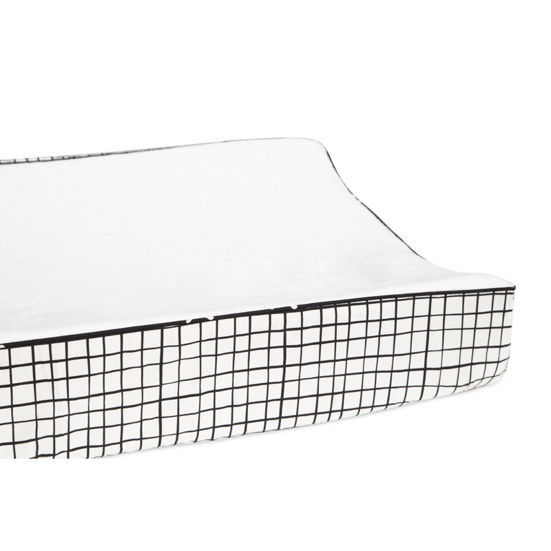 monochrome crib bedding