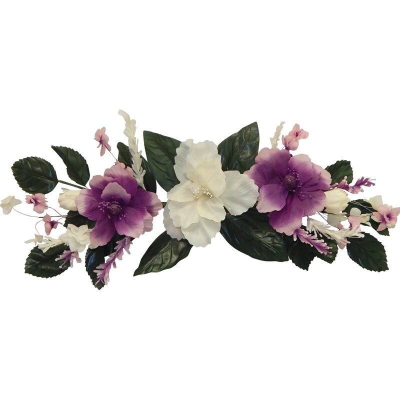 Aqua Wedding Flowers 22 Rose Swag with Gyps Artificial Silk Home Party Decor