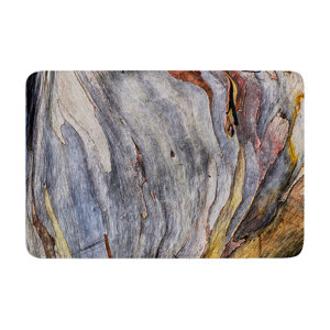 Susan Sanders Milky Wood Memory Foam Bath Rug