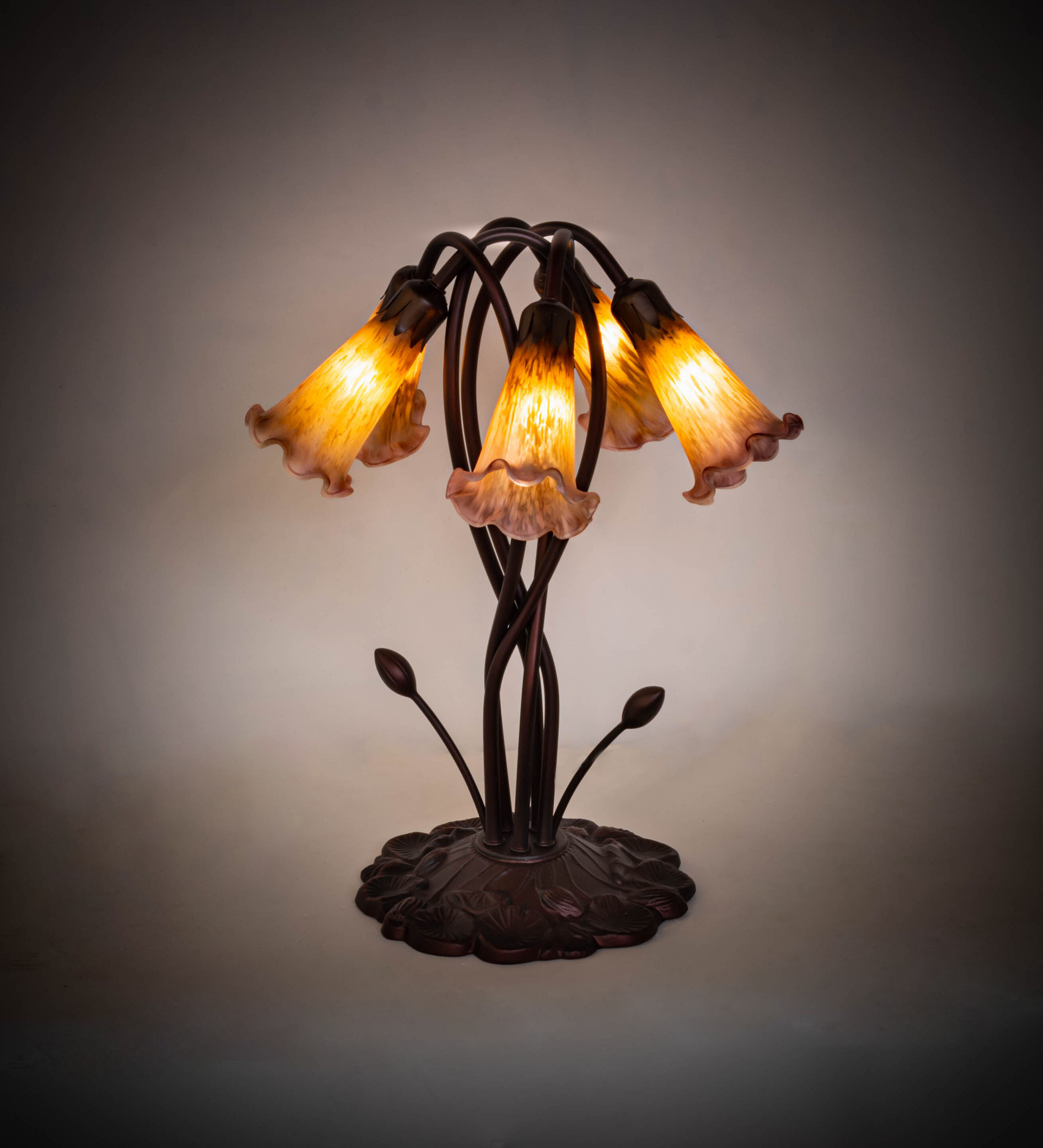 lily pond glass lamp shades