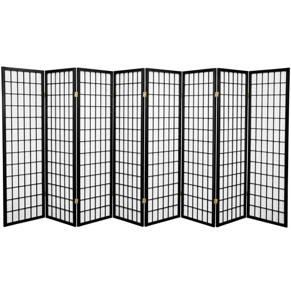 World Menagerie Wilmont 136 W X 58 75 H 8 Panel Room Divider Wayfair