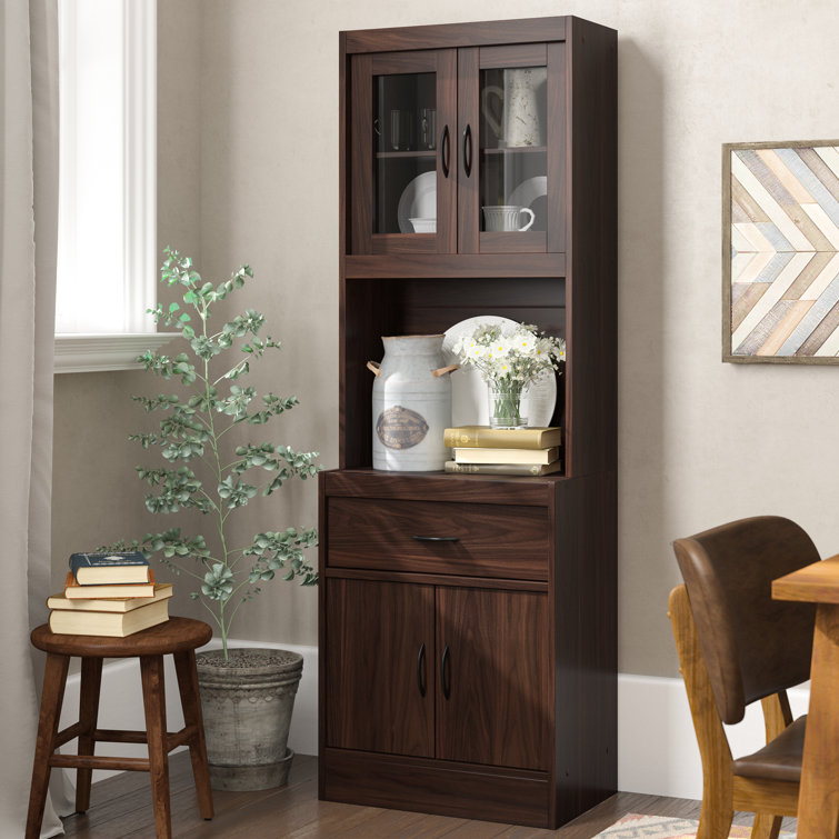 Millwood Pines Keziah Corner Dining Hutch Reviews Wayfair