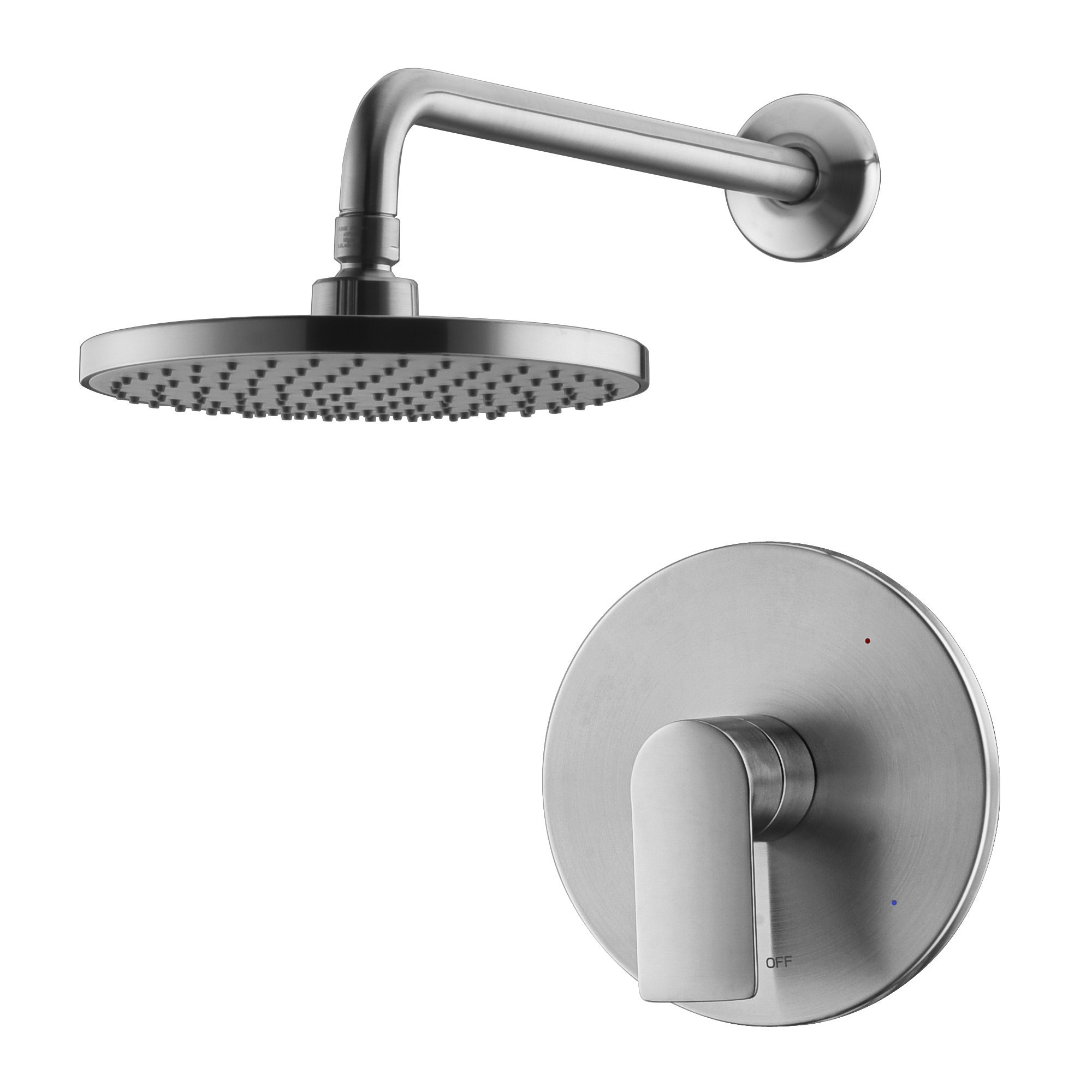 Ultra Faucets Wedge Single Handle Shower Faucet with Pressure Balanced