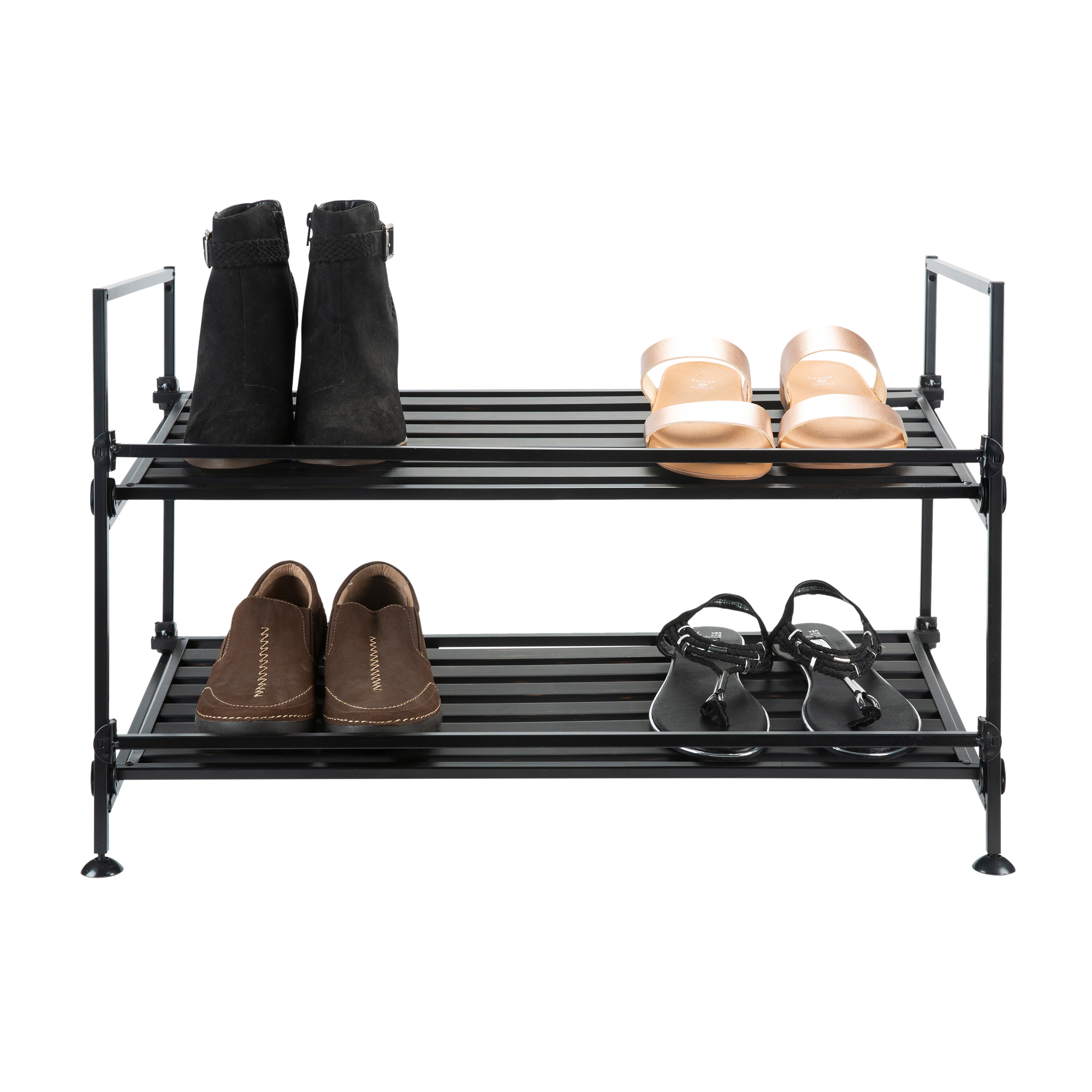 10 Tier Shoe Rack Extendable & Stackable Organiser for 12 7 4 21 & 30 Pairs 