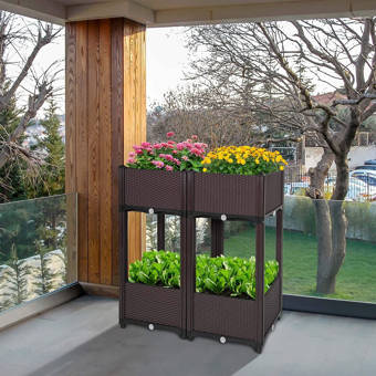 Arlmont Co Tabyana 2 5 Ft X 1 Ft Vertical Garden Reviews Wayfair