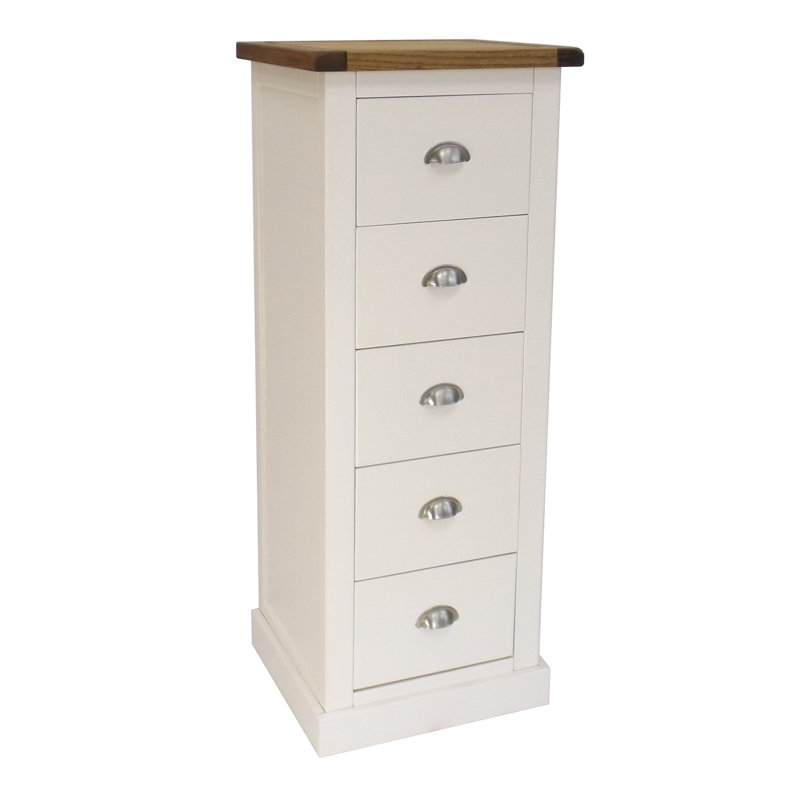 Brambly Cottage Narrow 5 Drawer Chest Of Drawers Wayfair Co Uk