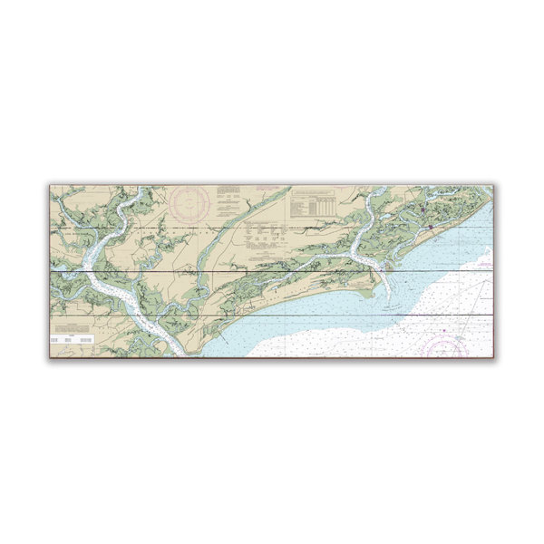 Longshore Tides Viggo Seabrook Island Kiawah Island Folly Island Sc Graphic Art Print On Wood Wayfair