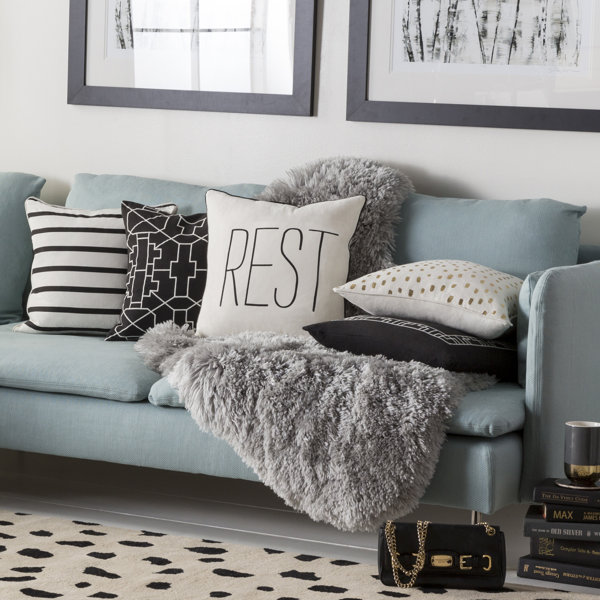 Yahya Rest Cotton Throw Pillow Cover