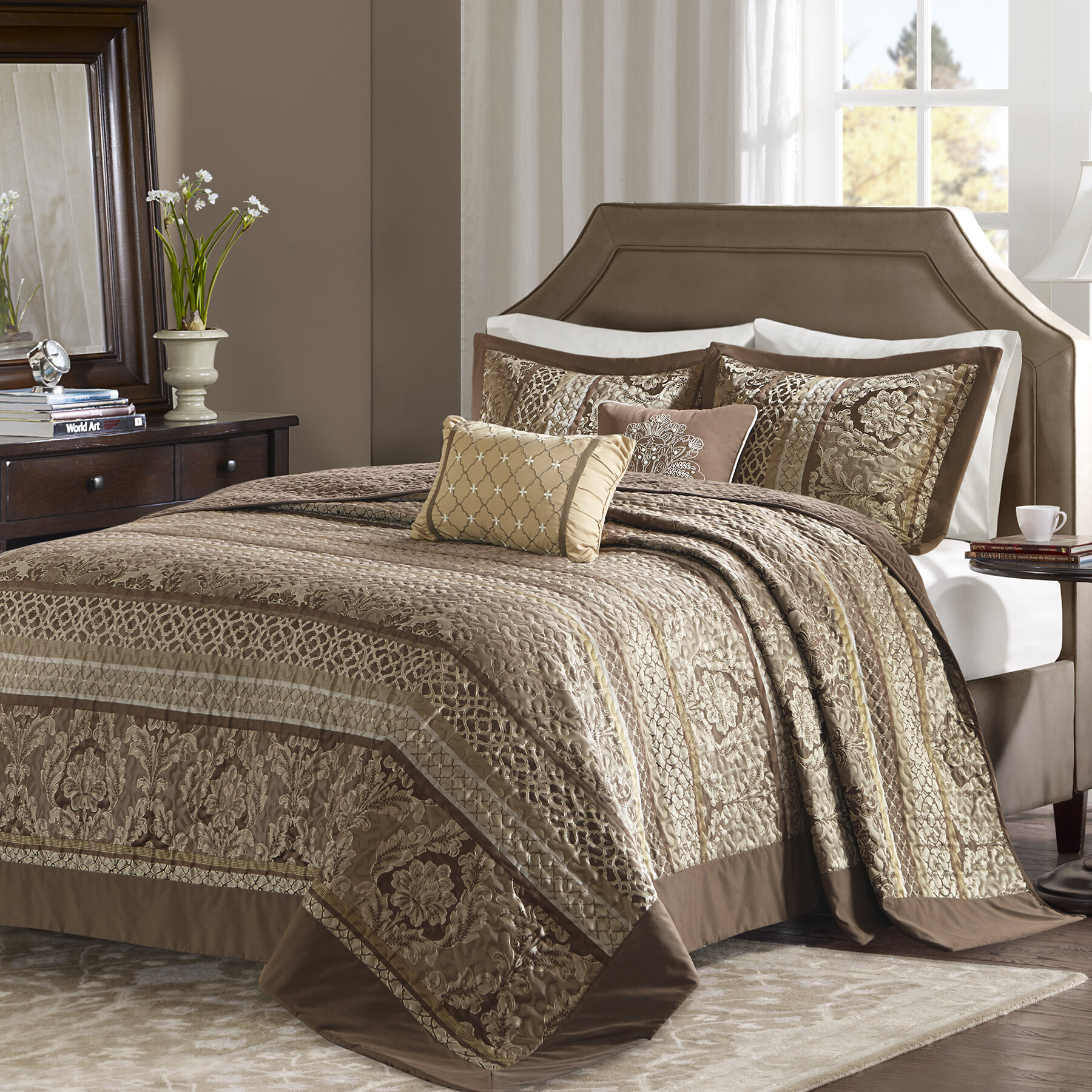 Darby Home Co Oversized Phillipe Coverlet Bedspread Set Reviews
