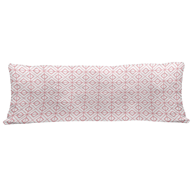 pink long pillow