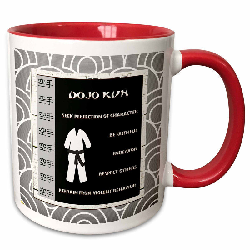 Symple Stuff Mcwhirter Dojo Kun Japanese Martial Arts Karate Rules Belt Coffee Mug Wayfair See more ideas about shugo chara, chara, anime outfits. mcwhirter dojo kun japanese martial arts karate rules belt coffee mug
