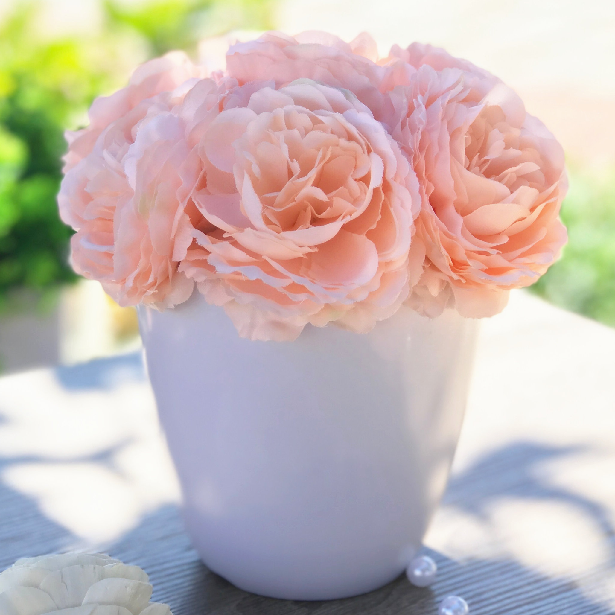 House of Hampton® Faux Peonies Floral Arrangements and Centerpieces in